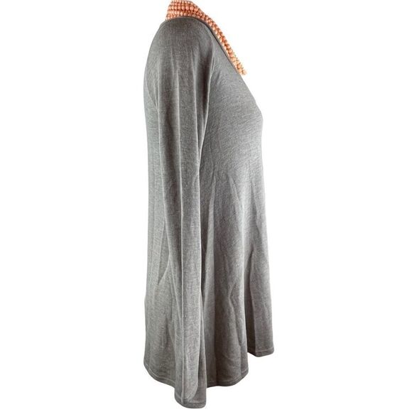 Long sleeve knit v-neck sweater (0023) - Picture 3 of 10